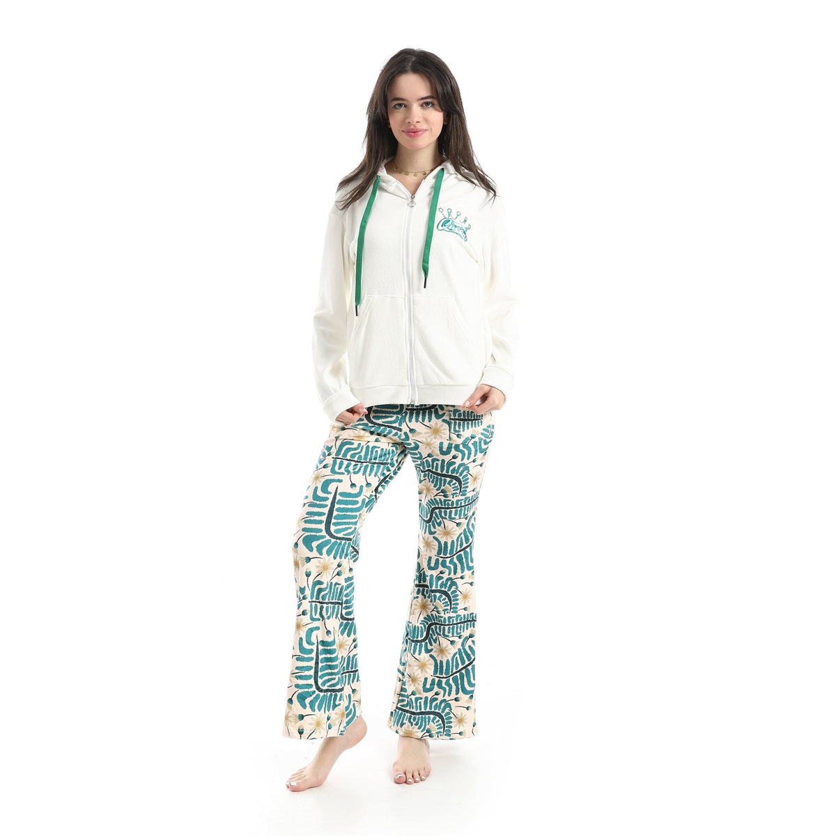 Women's Velvet Loungewear Set - Red Cotton