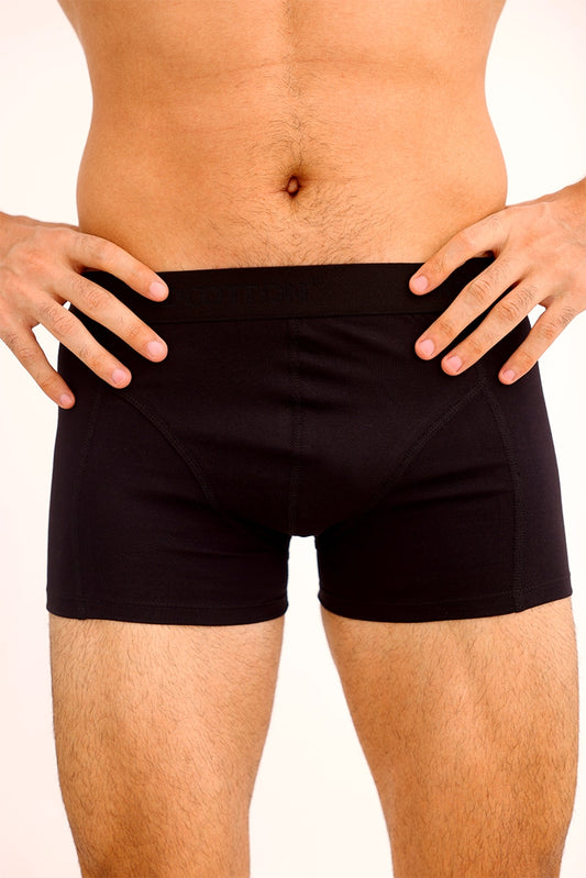 Comfortable men's boxer from Redcotton-Black