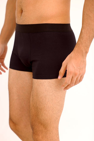 Comfortable men's boxer from Redcotton-Black